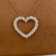 Diamond Pendant Necklace 1.4 ct Rose Gold
