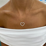 Diamond Pendant Necklace 1.4 ct Rose Gold