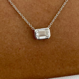 Diamond Pendant Necklace 1 ct White Gold