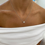 Diamond Pendant Necklace 1 ct White Gold