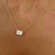 Diamond Pendant Necklace 2 ct Yellow Gold