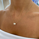 Diamond Pendant Necklace 2 ct Yellow Gold