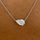 Diamond Pendant Necklace 2 ct White Gold