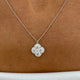 Diamond Pendant Necklace 2.11 Carat White Gold 14K