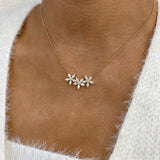 Diamond Pendant Necklace 1.4 ct Yellow Gold