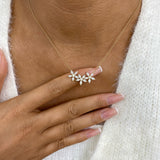 Diamond Pendant Necklace 1.4 ct Yellow Gold