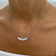 Diamond Chain Pendant 3.04 Carat White Gold 14K