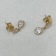 Diamond Drop Earrings 1.3 ct Yellow Gold