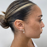 Diamond Drop Earrings 2.62 ct Yellow Gold