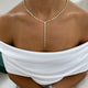 Diamond Lariat Necklace 8.5 ct Yellow Gold