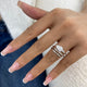 Toi-et Moi Ring 1.6 ct TCW , Solid Gold 14k