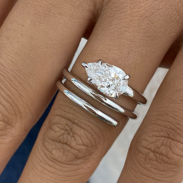 Ovelyn Diamond Engagement Ring White Gold