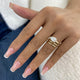 Ardellé Ring 1.6 ct TCW , Solid Gold 14k