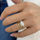 Ardellé Ring 1.6 ct TCW , Solid Gold 14k