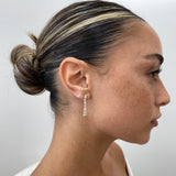 Diamond Drop Earrings 2.6 ct Yellow Gold