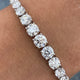 Diamond Tennis Bracelet 10.2 ct White Gold