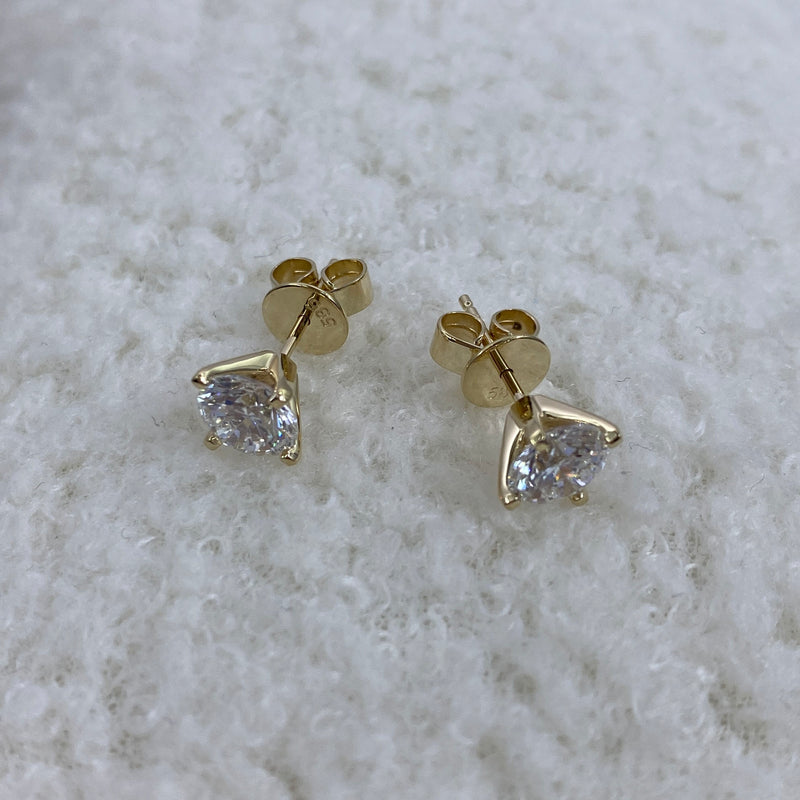 Diamond Stud Earrings, 2.00 ct TCW