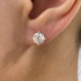 Diamond Stud Earrings, 2.00 ct TCW