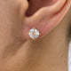 Diamond Stud Earrings, 2.00 ct TCW