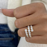 Diamond Wrap Ring 3.1 ct Yellow Gold