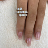 Diamond Wrap Ring 3.1 ct Yellow Gold