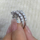 Diamond Wrap Fashion Ring 3.10 ct TCW, White Gold 14K
