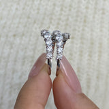 Diamond Wrap Fashion Ring 3.10 ct TCW, White Gold 14K