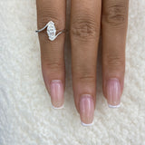 Diamond Solitaire Ring 0.90 ct TCW, White Gold 14K