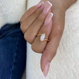 Diamond Solitaire Fashion Ring 0.80 ct TCW, Rose Gold 14K