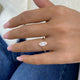 Diamond Solitaire Fashion Ring 0.80 ct TCW, Rose Gold 14K