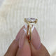 Diamond Solitaire Fashion Ring 0.85 ct TCW, Yellow Gold 14K