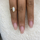 Diamond Solitaire Fashion Ring 0.85 ct TCW, Yellow Gold 14K