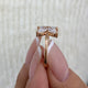 Diamond Cluster Fashion Ring 1.75 ct TCW, Rose Gold 14K