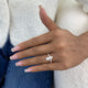Diamond Cluster Fashion Ring 1.45 ct TCW, Rose Gold 14K