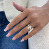 Diamond Cluster Fashion Ring 1.40 ct TCW, Yellow Gold 14K