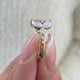 Diamond Cluster Fashion Ring 2.80 ct TCW, Yellow Gold 14K