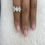 Diamond Cluster Fashion Ring 3.25 ct TCW, Yellow Gold 14K