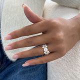Diamond Cluster Ring 2.50 ct TCW, Yellow Gold