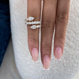 Diamond Eternity Fashion Ring 2.75 ct TCW, Yellow Gold 14K