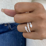Diamond Eternity Fashion Ring 2.70 ct TCW, Rose Gold 14K