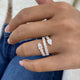 Diamond Eternity Fashion Ring 2.70 ct TCW, Rose Gold 14K