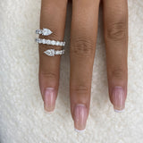 Diamond Eternity Ring 2.75 ct TCW, White Gold 14K