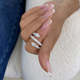 Diamond Eternity Ring 2.75 ct TCW, White Gold 14K