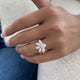 Diamond Cluster Fashion Ring 2.40 ct TCW, Rose Gold 14K