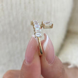 Diamond Open Fashion Ring 1.25 ct TCW, Yellow Gold 14K