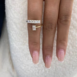 Diamond Open Fashion Ring 1.25 ct TCW, Yellow Gold 14K