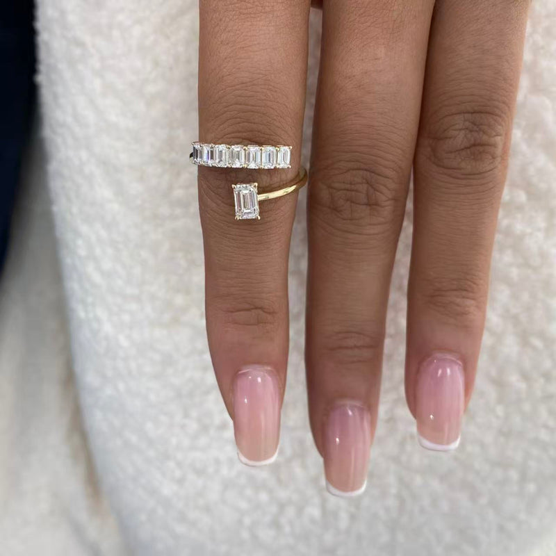 Diamond Open Fashion Ring 1.25 ct TCW, Yellow Gold 14K