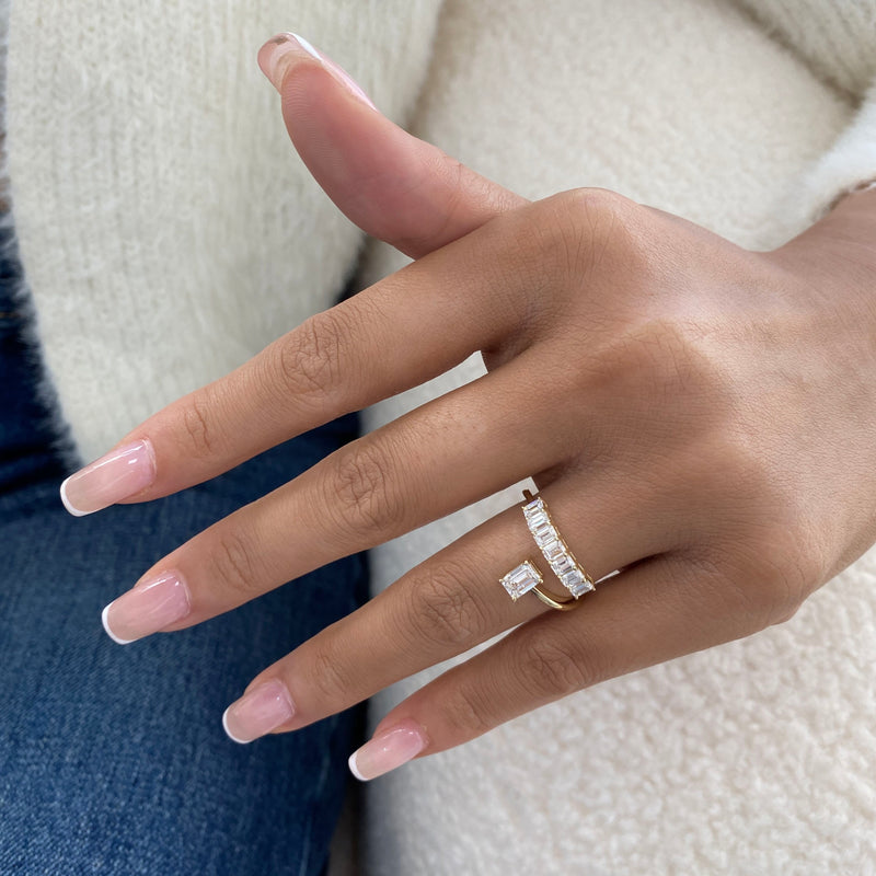 Diamond Open Fashion Ring 1.25 ct TCW, Yellow Gold 14K