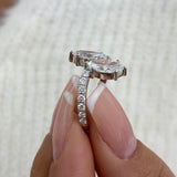 Diamond 2-Stone Ring 1.80 ct TCW, White Gold 14K