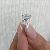 Diamond 2-Stone Ring 1.30 ct TCW, White Gold 14K